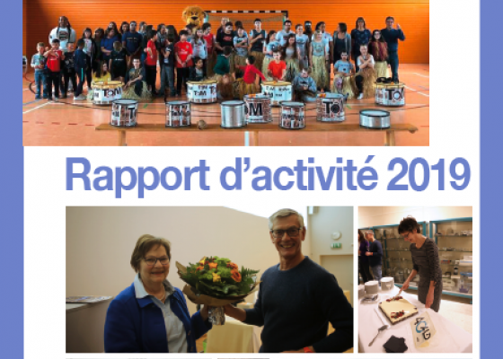 cover rapport d'activité 2019